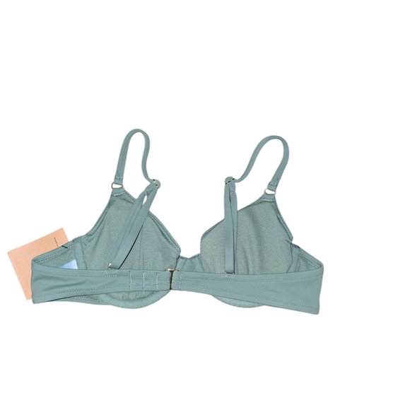 Womens Shade And Shore, Size 34A Seafoam Green Bikini Top, NWT!!! - Picture 2 of 3